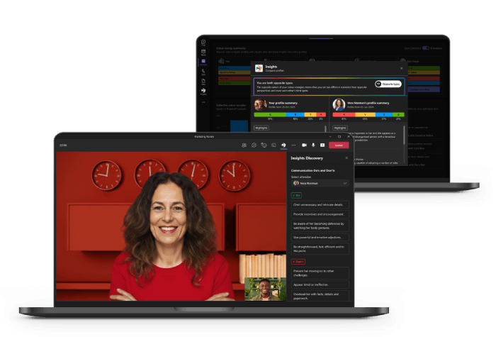 Teams chat interface